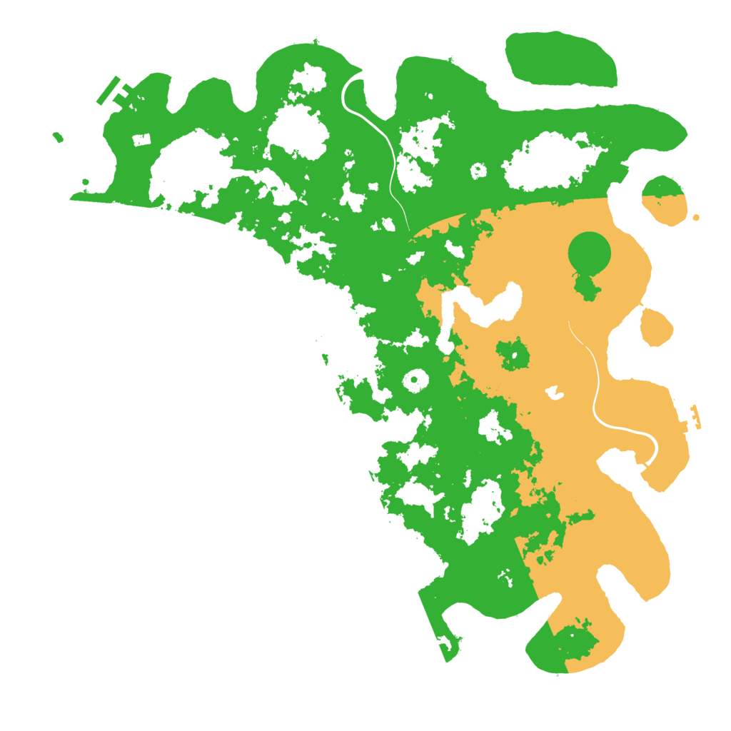 Biome Rust Map: Procedural Map, Size: 4500, Seed: 1900726595