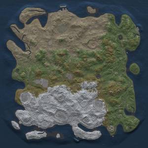 Thumbnail Rust Map: Procedural Map, Size: 4750, Seed: 198317489, 19 Monuments