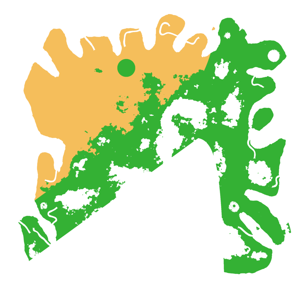 Biome Rust Map: Procedural Map, Size: 4500, Seed: 34563456