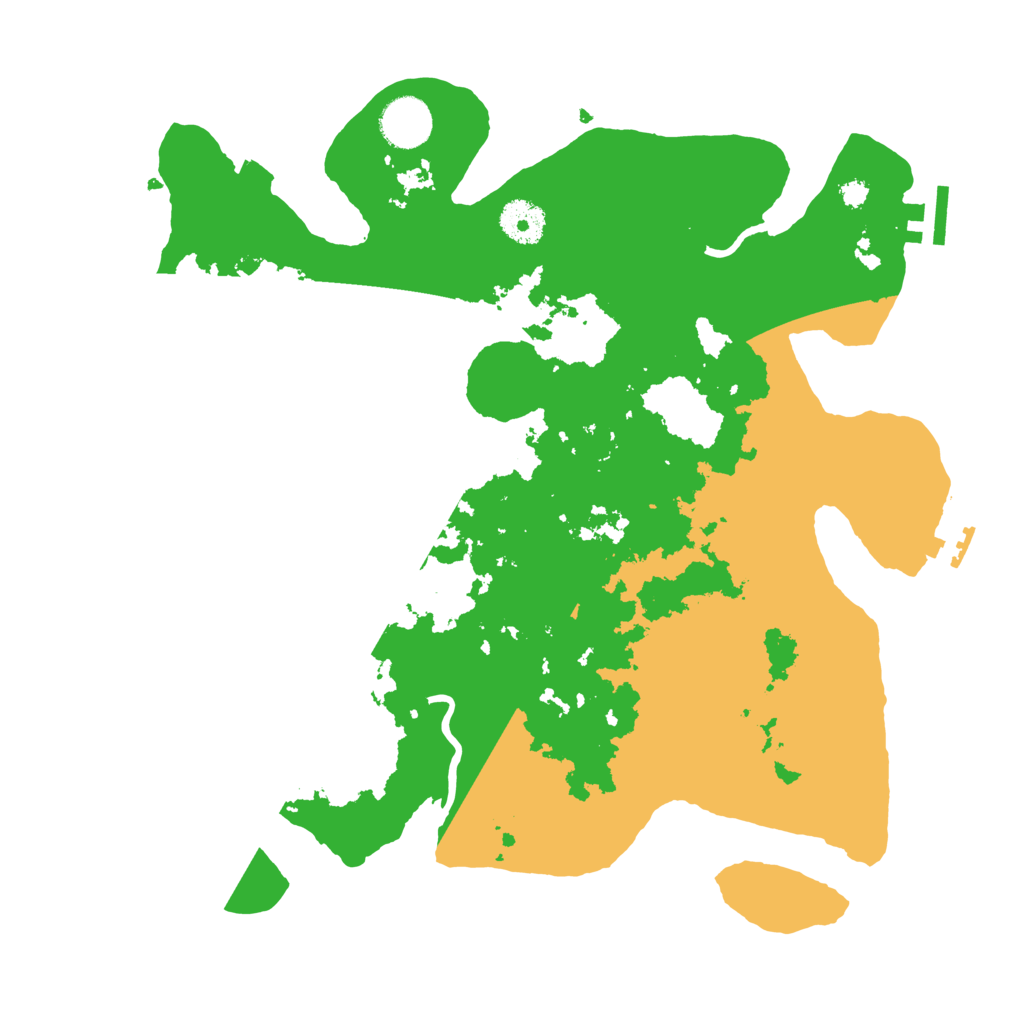 Biome Rust Map: Procedural Map, Size: 3500, Seed: 1088138409