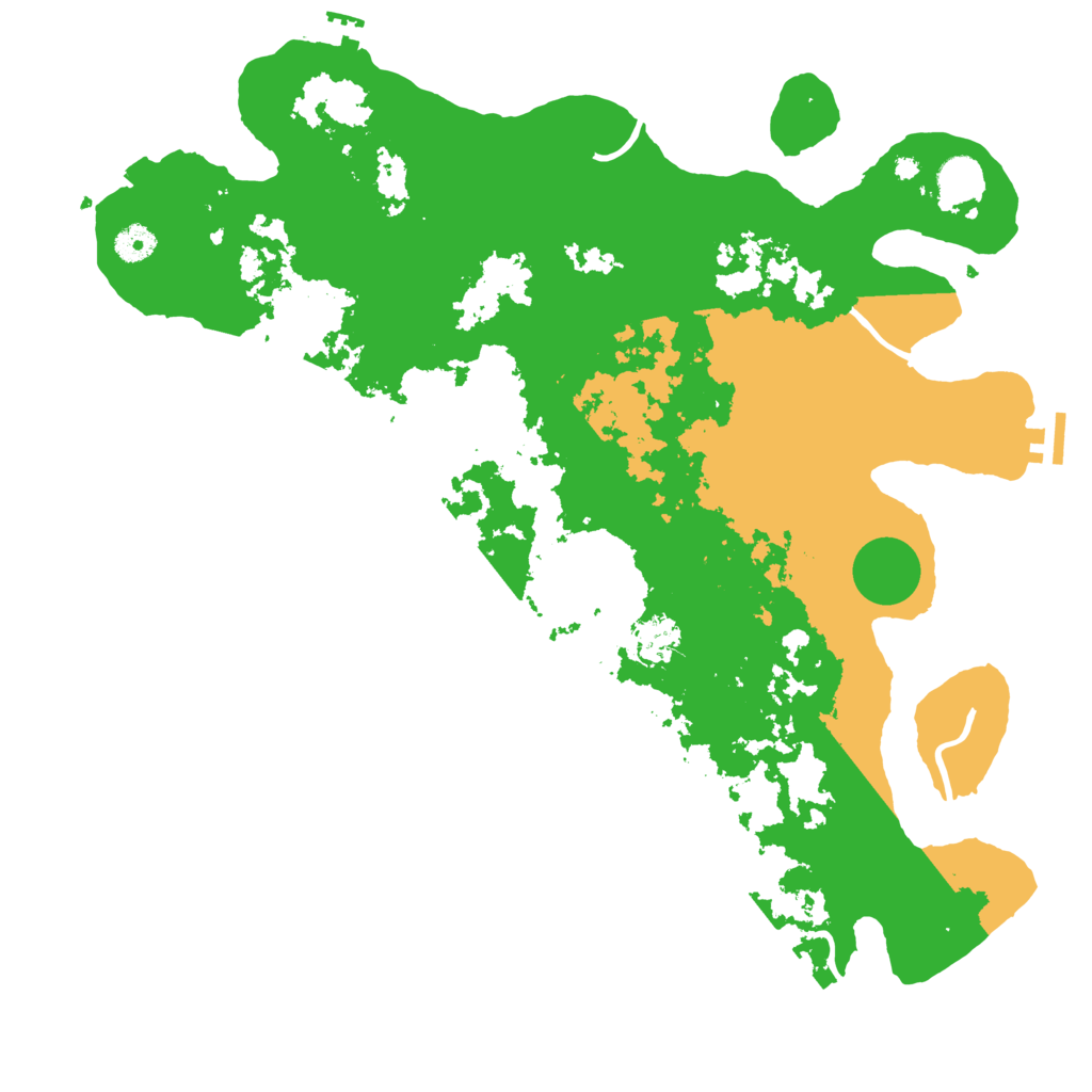 Biome Rust Map: Procedural Map, Size: 4250, Seed: 71020