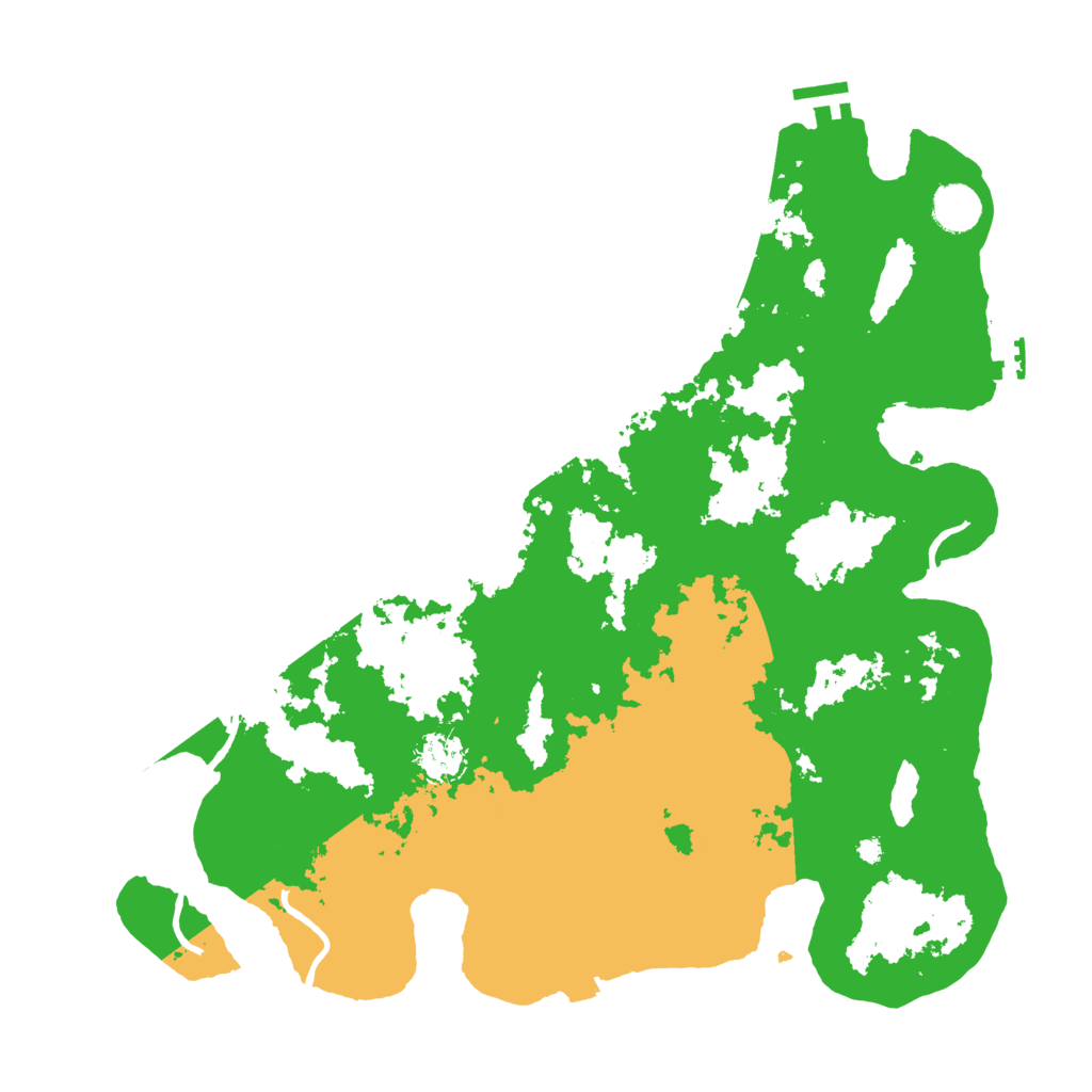 Biome Rust Map: Procedural Map, Size: 4000, Seed: 121554