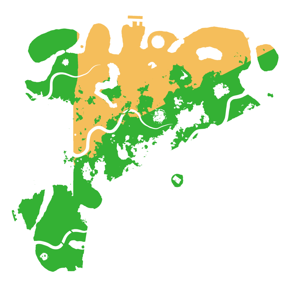 Biome Rust Map: Procedural Map, Size: 4000, Seed: 238927201
