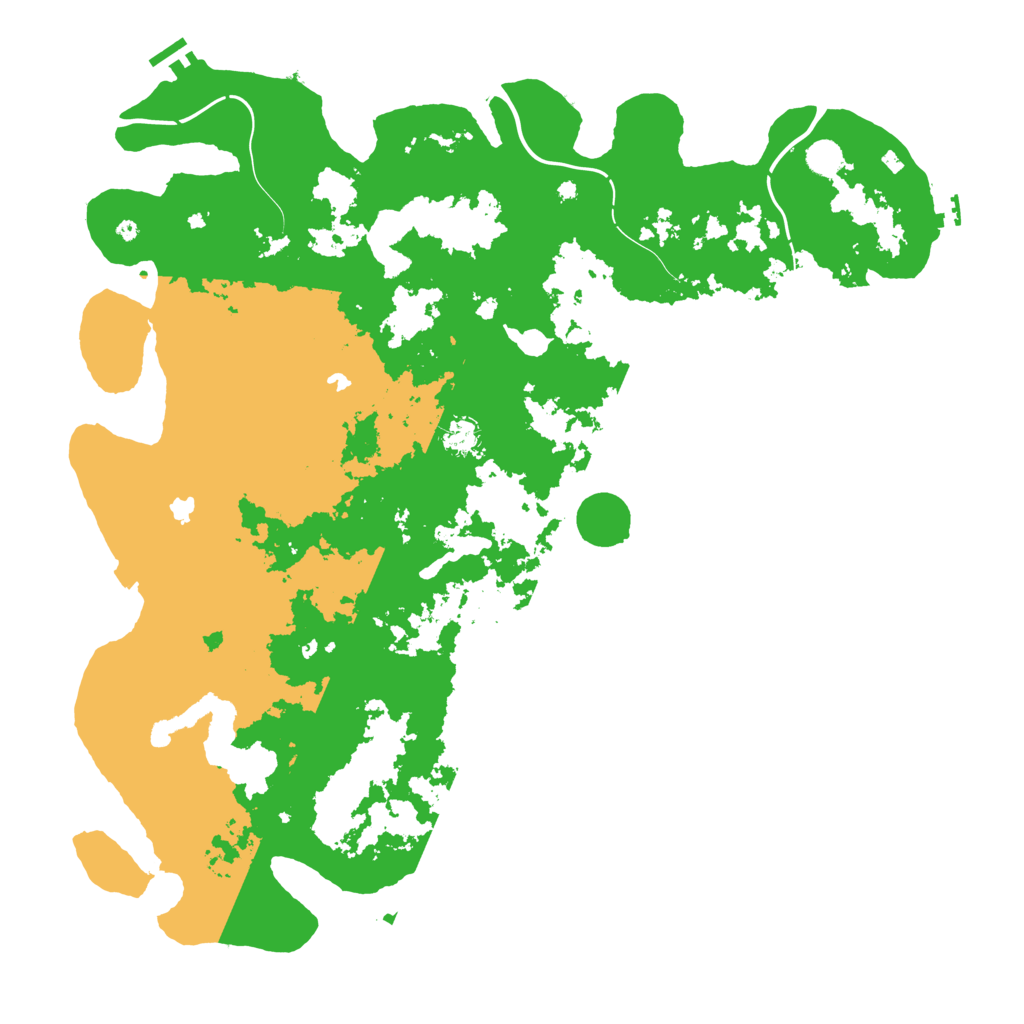 Biome Rust Map: Procedural Map, Size: 5000, Seed: 98765432