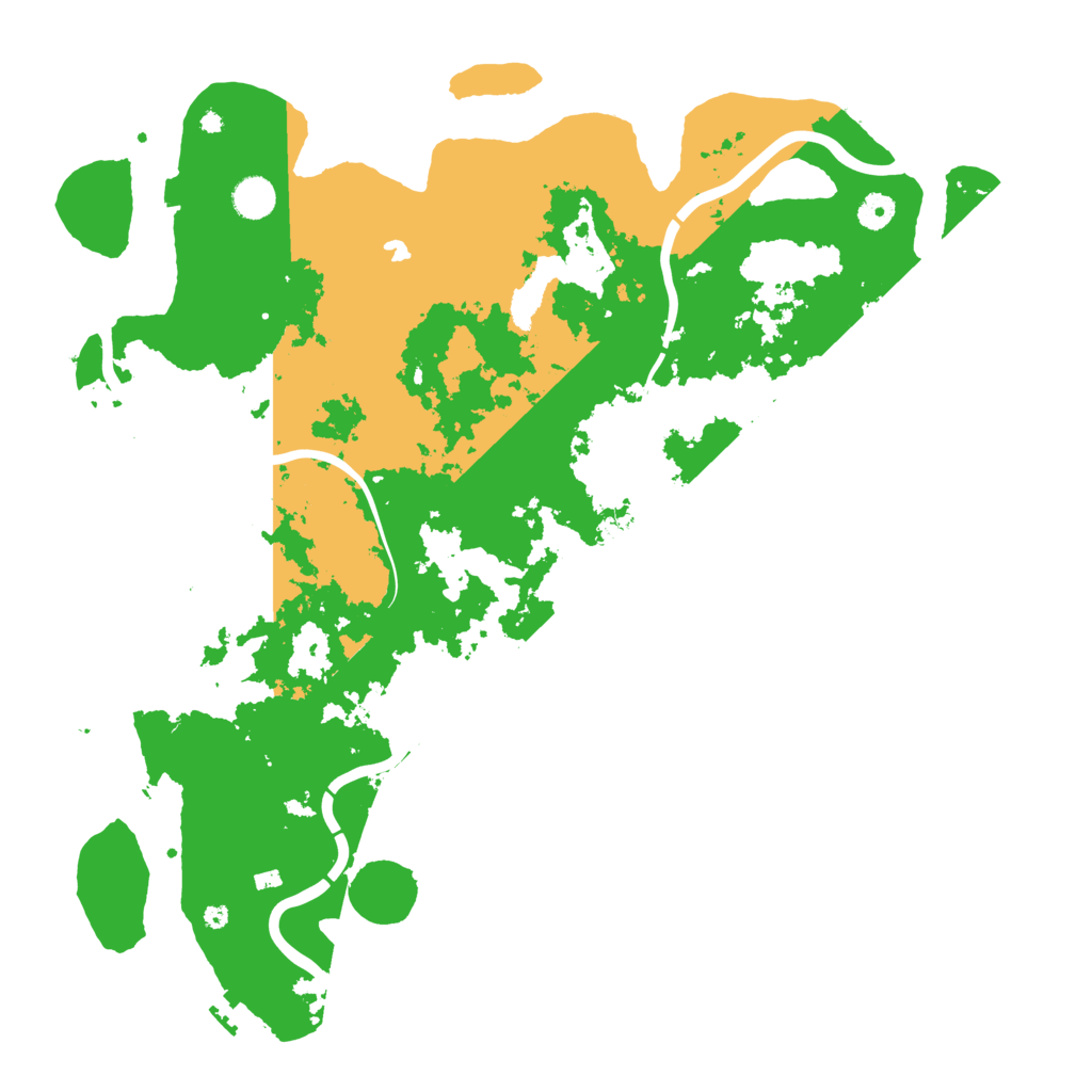 Biome Rust Map: Procedural Map, Size: 4500, Seed: 703797563