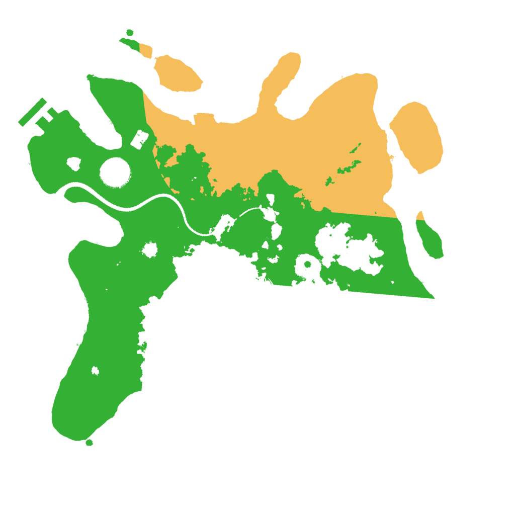 Biome Rust Map: Procedural Map, Size: 3000, Seed: 82275