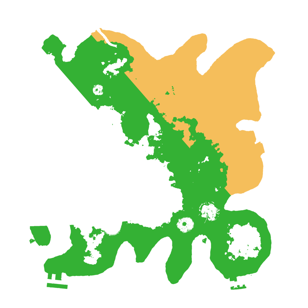 Biome Rust Map: Procedural Map, Size: 3000, Seed: 998851084