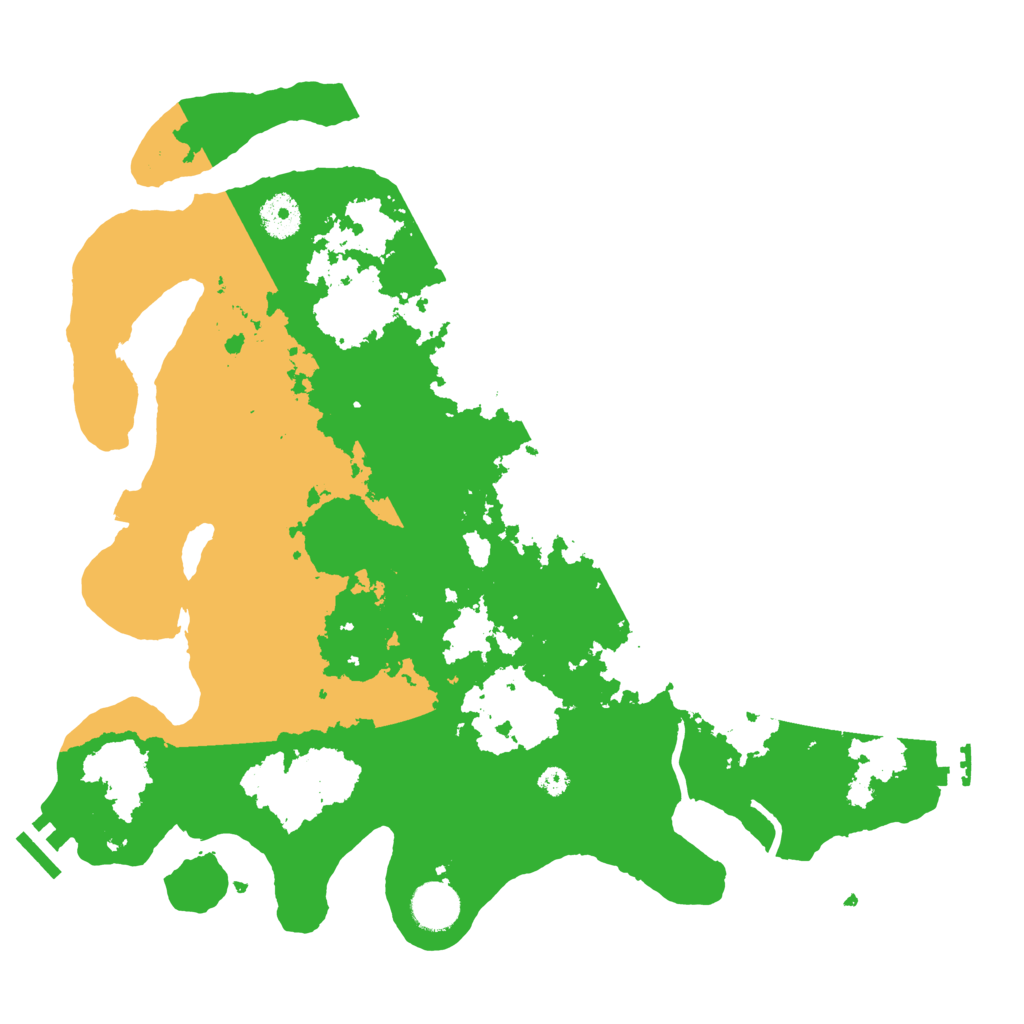 Biome Rust Map: Procedural Map, Size: 3700, Seed: 90253627