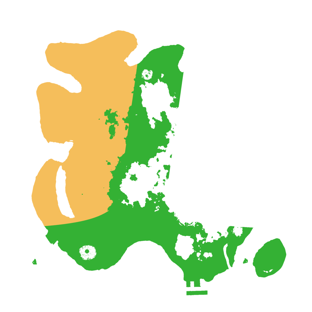 Biome Rust Map: Procedural Map, Size: 3000, Seed: 71569