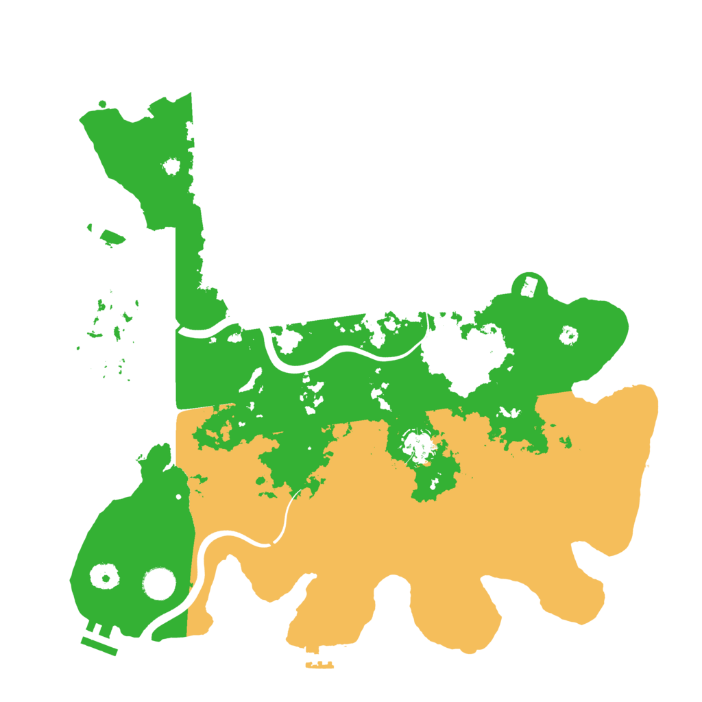 Biome Rust Map: Procedural Map, Size: 3800, Seed: 53297837