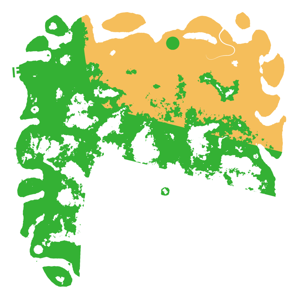 Biome Rust Map: Procedural Map, Size: 6000, Seed: 1051891370