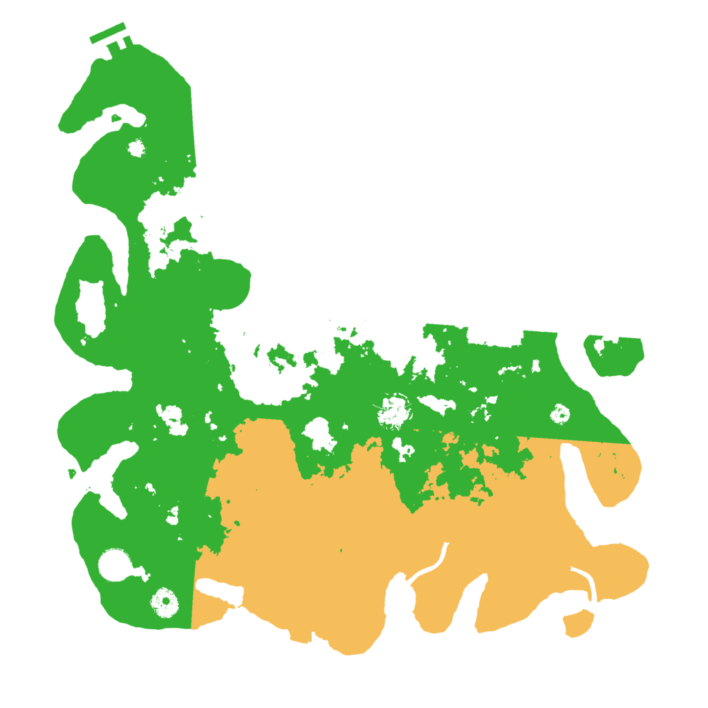 Biome Rust Map: Procedural Map, Size: 3800, Seed: 32087079