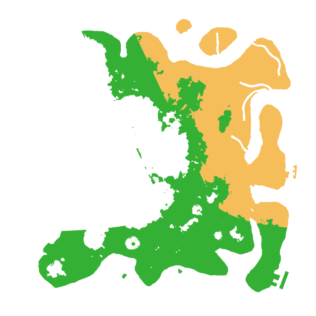 Biome Rust Map: Procedural Map, Size: 3500, Seed: 223730873