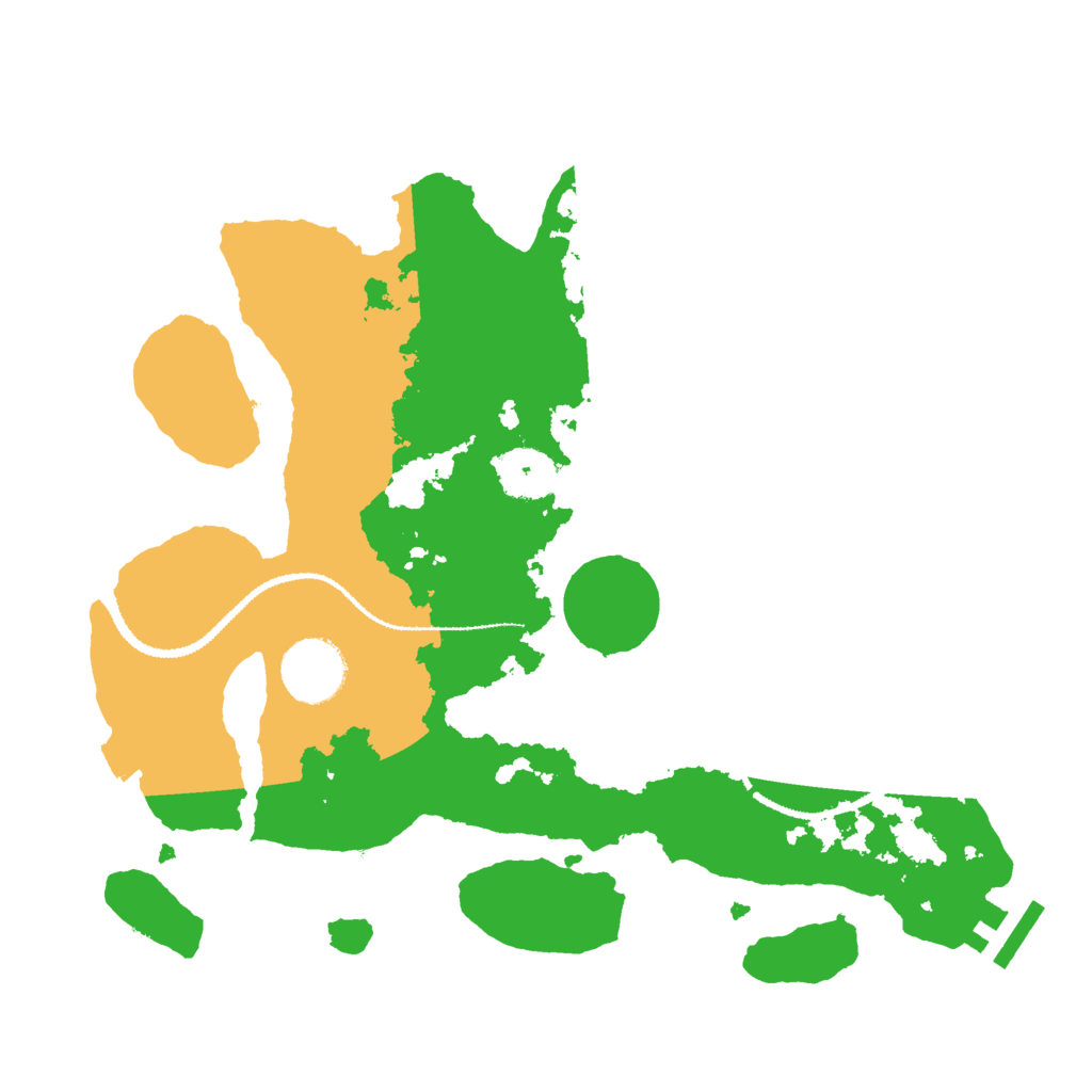 Biome Rust Map: Procedural Map, Size: 3000, Seed: 6023184