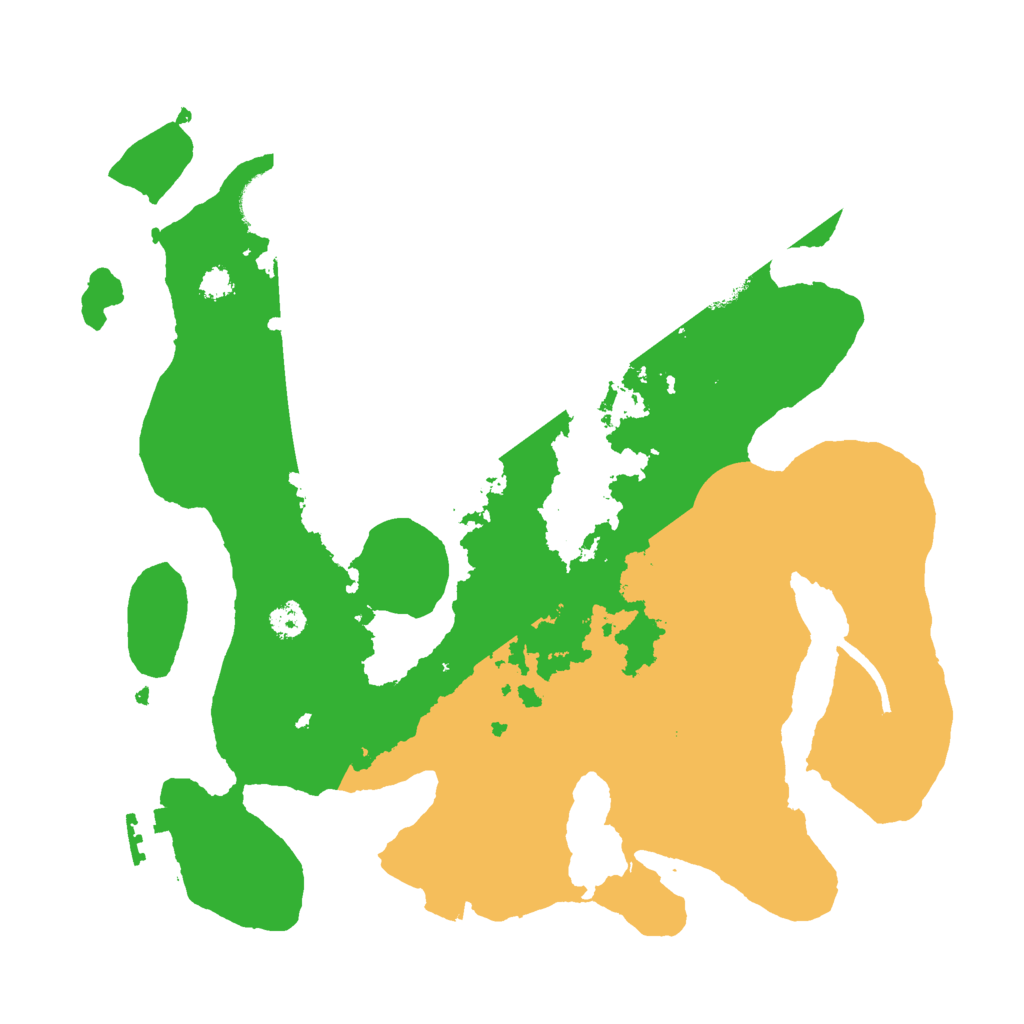 Biome Rust Map: Procedural Map, Size: 3000, Seed: 41540496