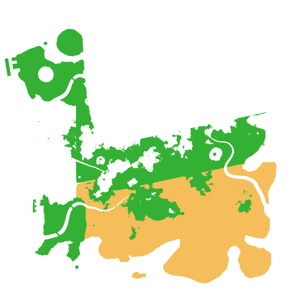 Biome Rust Map: Procedural Map, Size: 3500, Seed: 1920673092