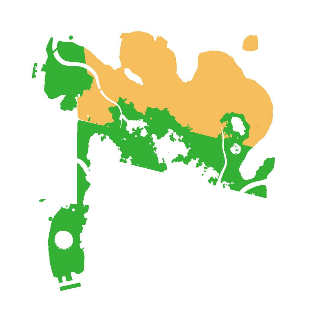 Biome Rust Map: Procedural Map, Size: 3000, Seed: 332461076