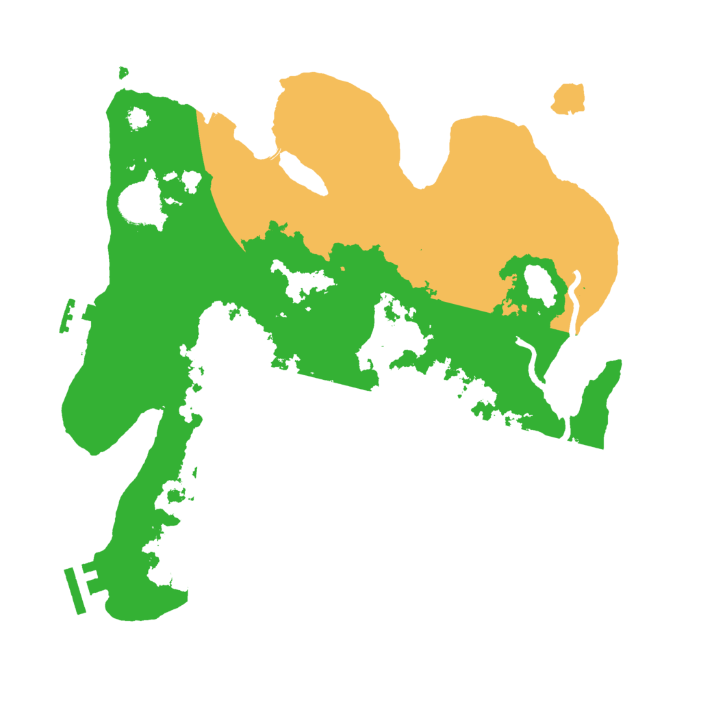 Biome Rust Map: Procedural Map, Size: 3000, Seed: 332461076