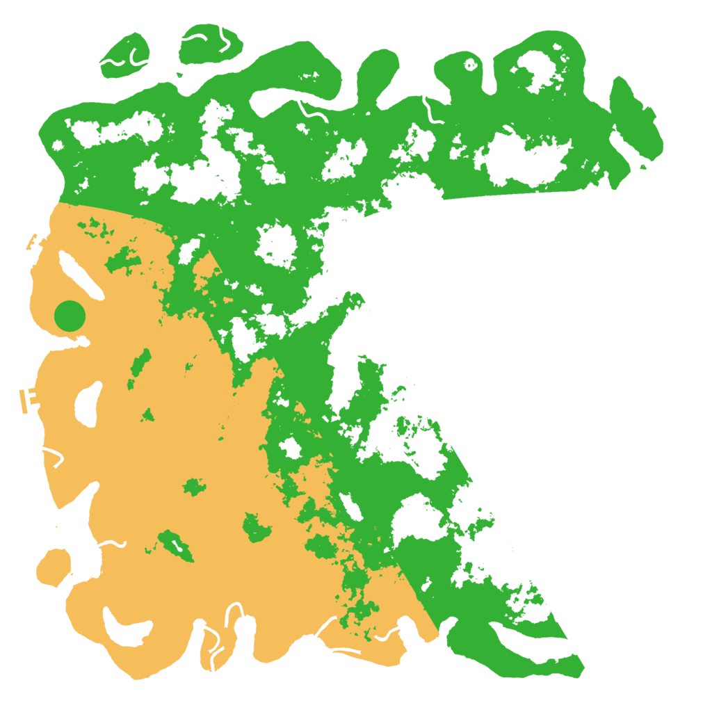 Biome Rust Map: Procedural Map, Size: 6000, Seed: 1609701556