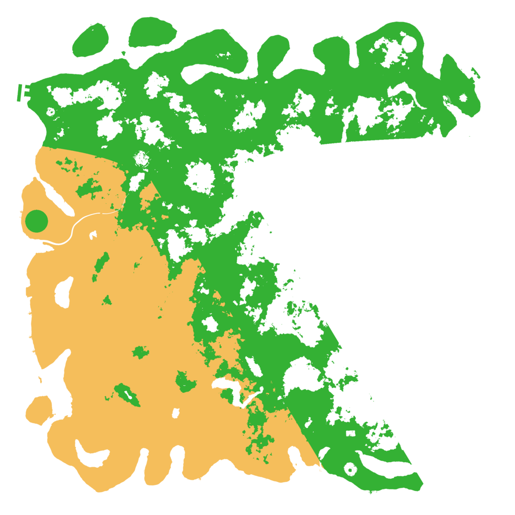 Biome Rust Map: Procedural Map, Size: 6000, Seed: 1609701556