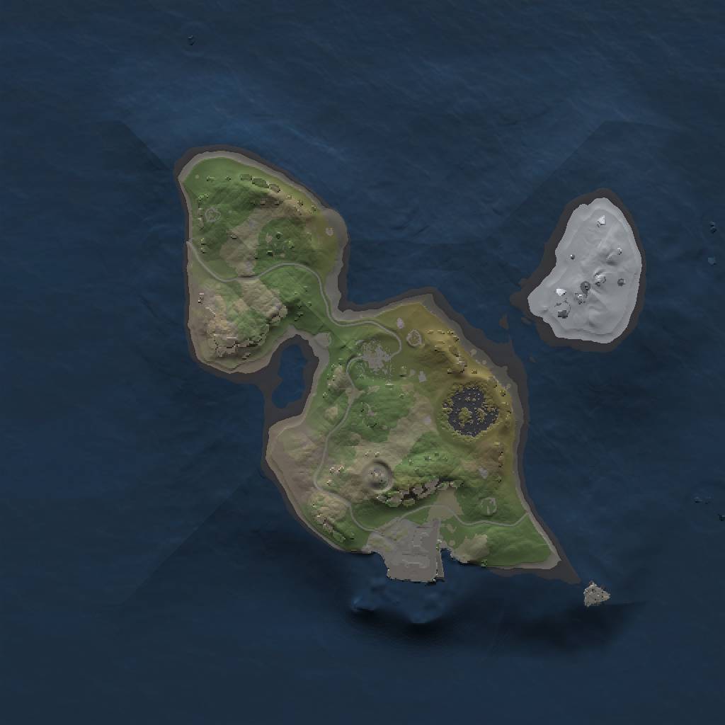 Rust Map: Procedural Map, Size: 1500, Seed: 271575600, 3 Monuments