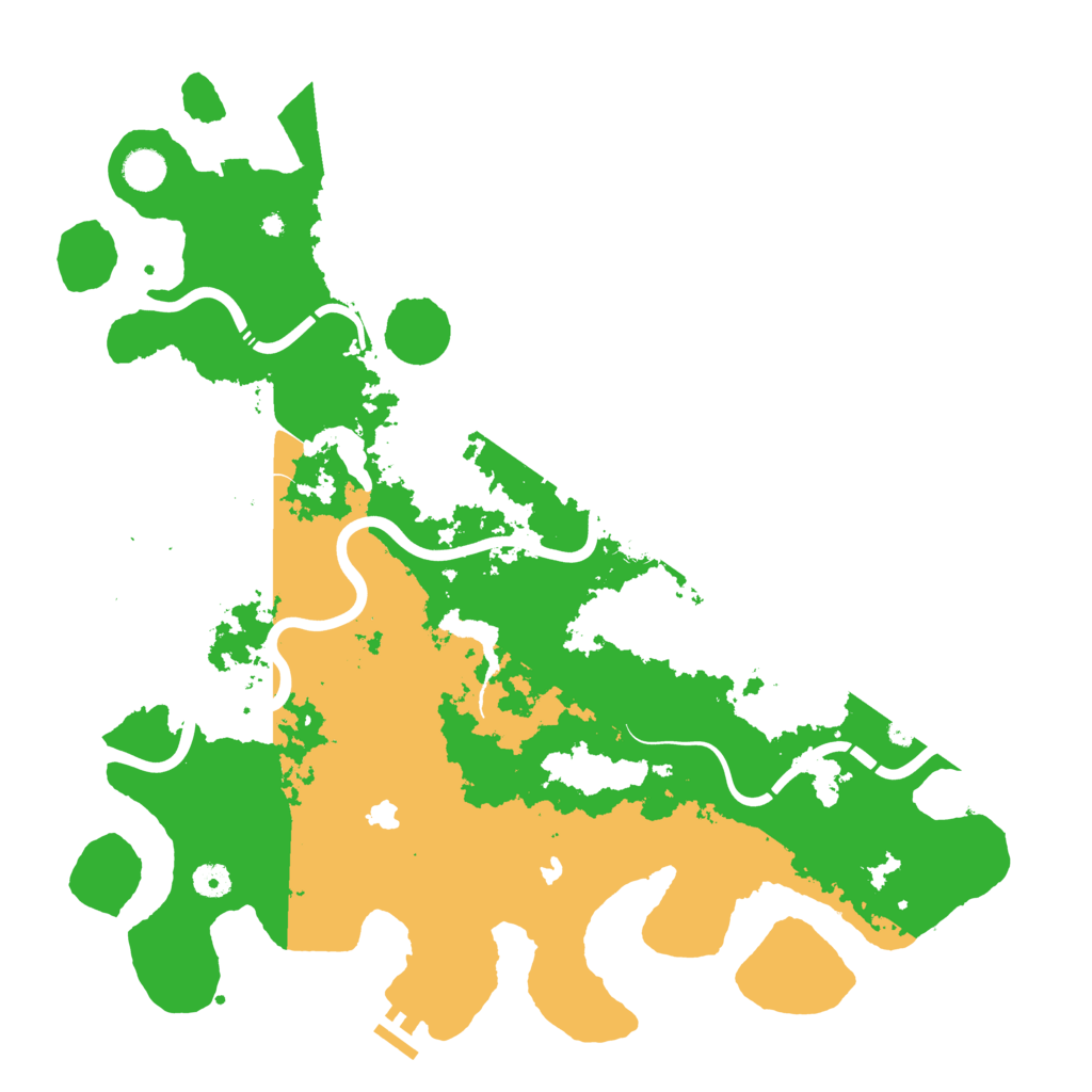 Biome Rust Map: Procedural Map, Size: 4500, Seed: 2137741734
