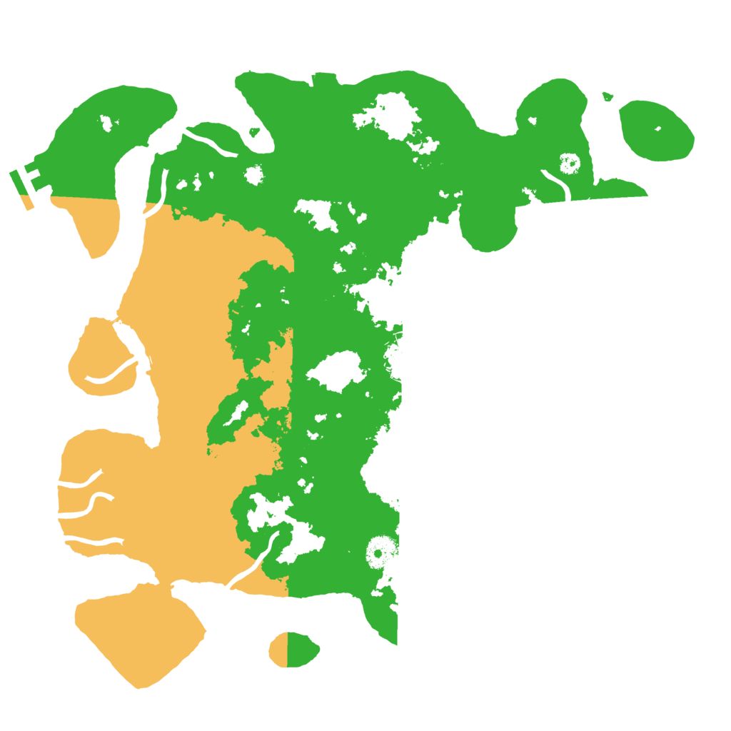 Biome Rust Map: Procedural Map, Size: 3500, Seed: 87549167