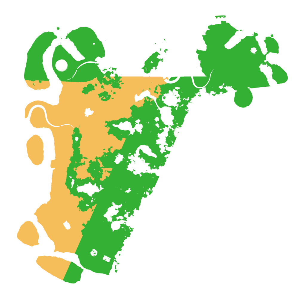 Biome Rust Map: Procedural Map, Size: 4500, Seed: 631973180