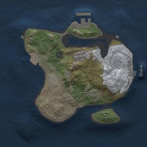 Thumbnail Rust Map: Procedural Map, Size: 2000, Seed: 298157952, 8 Monuments