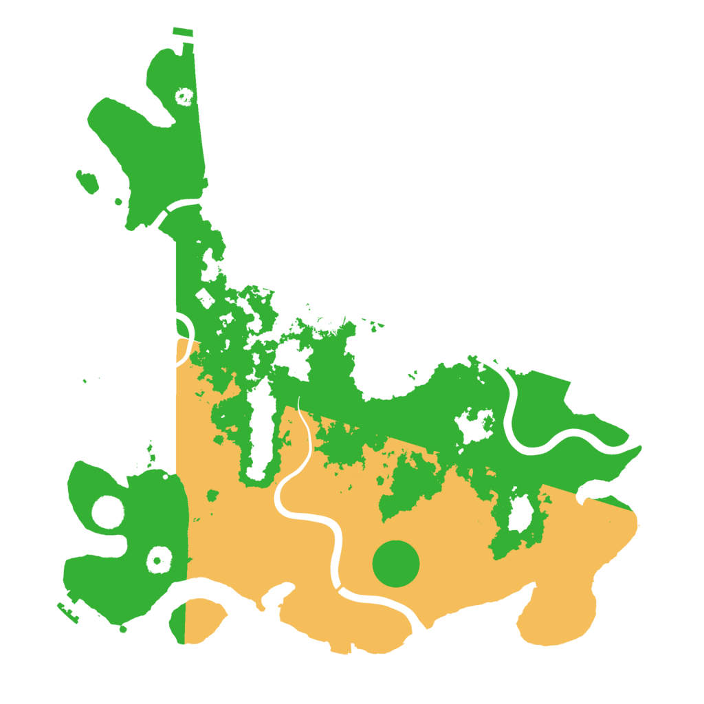 Biome Rust Map: Procedural Map, Size: 3950, Seed: 13825
