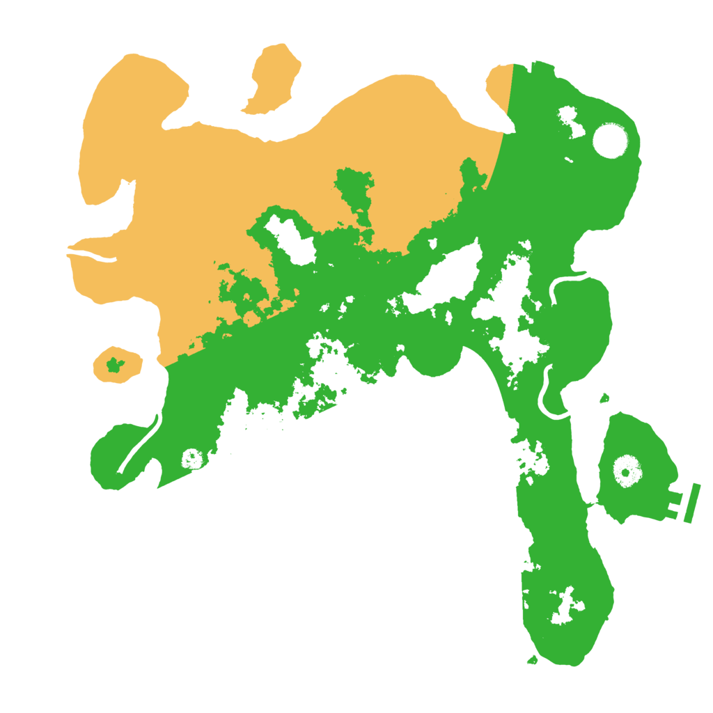 Biome Rust Map: Procedural Map, Size: 3600, Seed: 1873998517