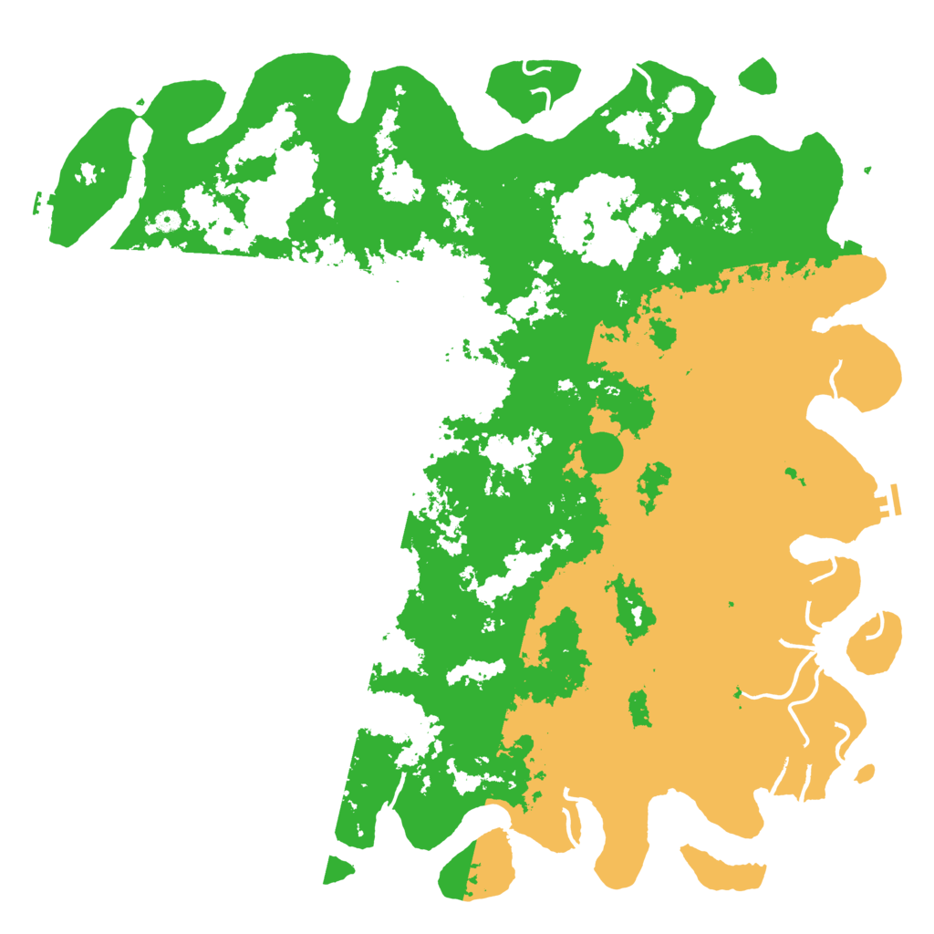 Biome Rust Map: Procedural Map, Size: 6000, Seed: 11151977