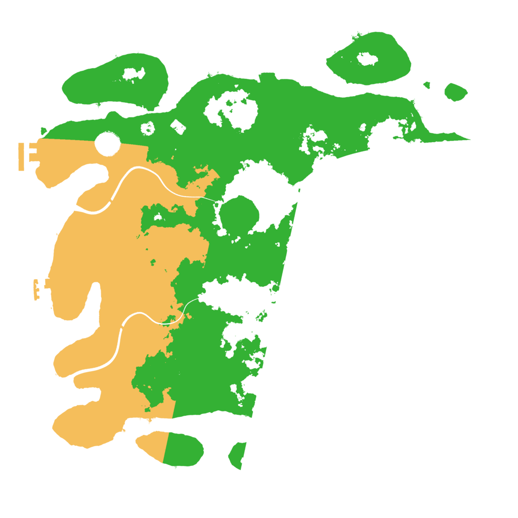 Biome Rust Map: Procedural Map, Size: 3750, Seed: 1048951031