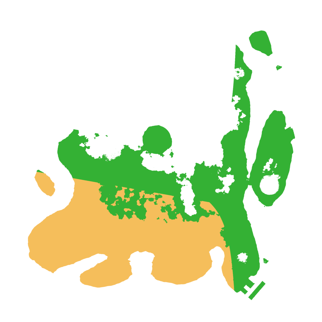 Biome Rust Map: Procedural Map, Size: 3000, Seed: 1078954551