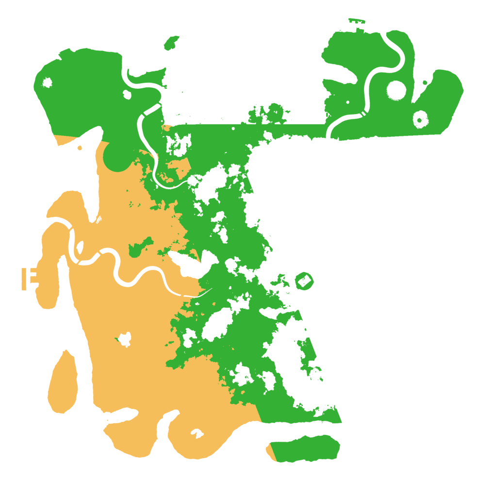 Biome Rust Map: Procedural Map, Size: 4500, Seed: 278484473