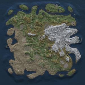 Thumbnail Rust Map: Procedural Map, Size: 4250, Seed: 530910242, 19 Monuments