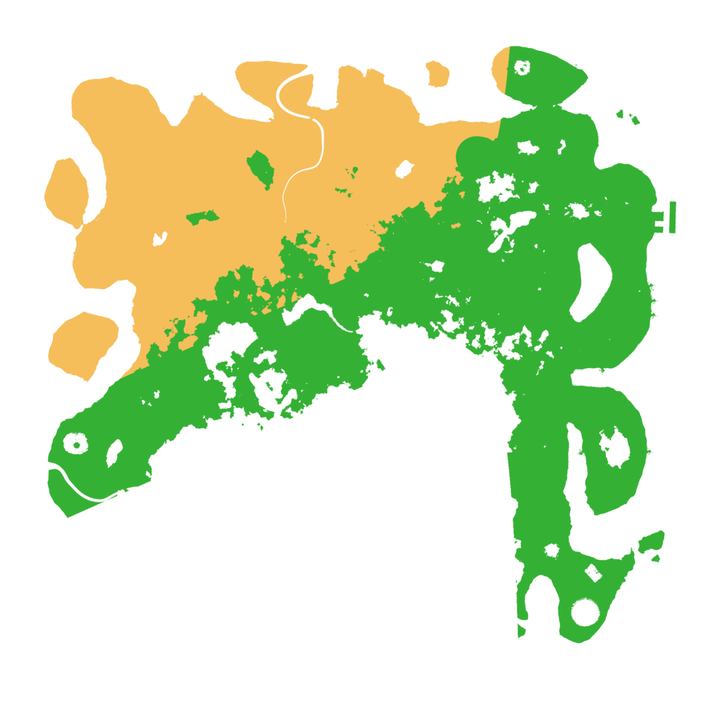 Biome Rust Map: Procedural Map, Size: 4500, Seed: 1870566540