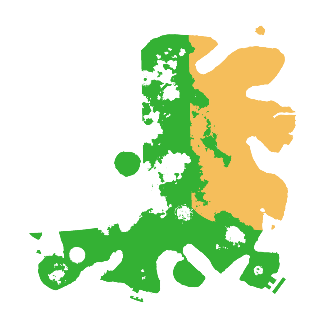 Biome Rust Map: Procedural Map, Size: 3500, Seed: 973340395