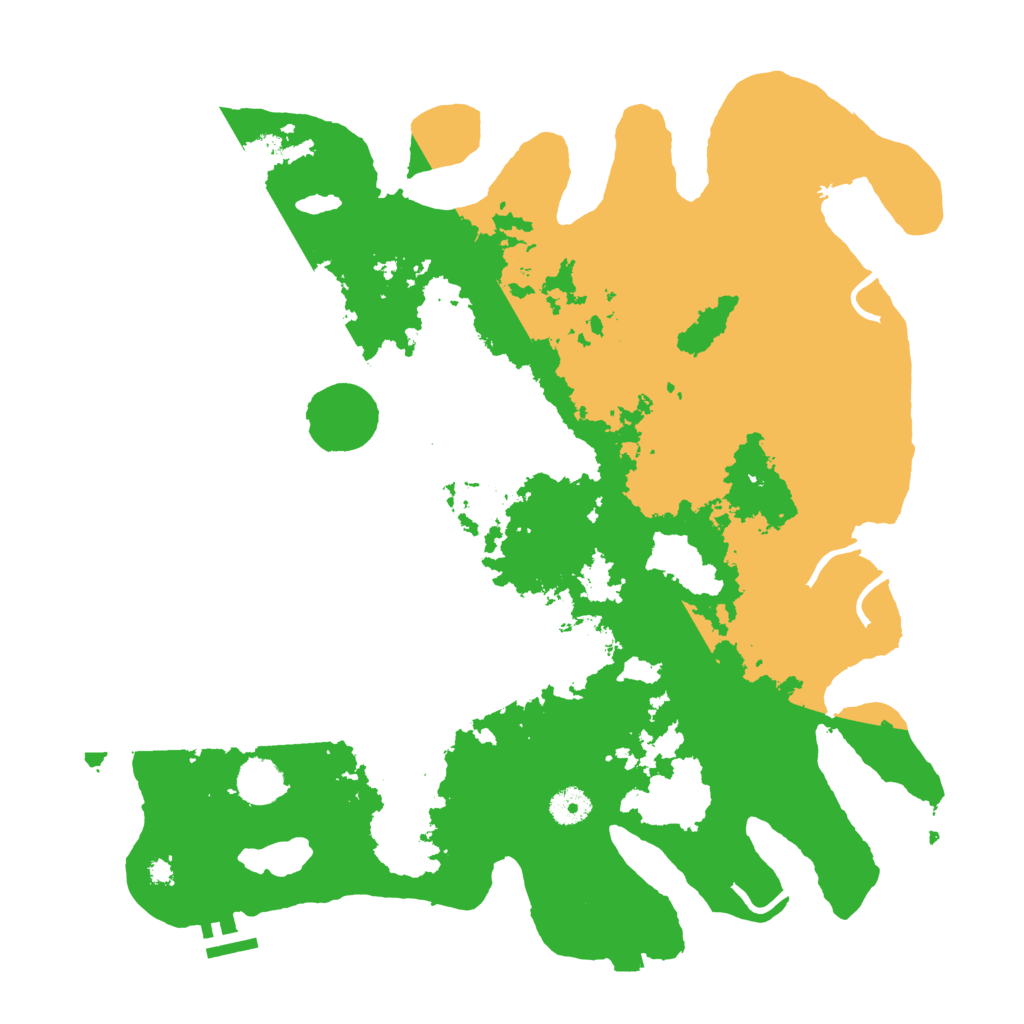 Biome Rust Map: Procedural Map, Size: 4000, Seed: 54438