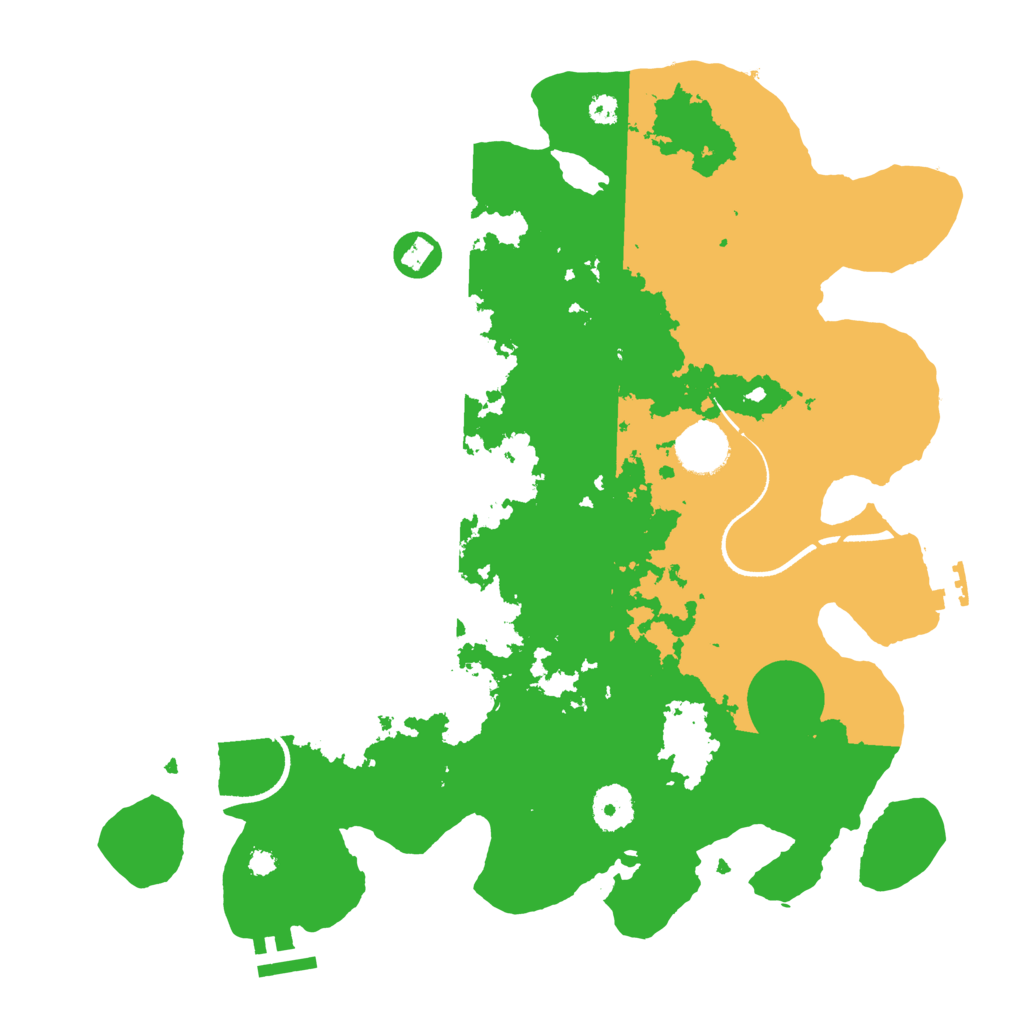 Biome Rust Map: Procedural Map, Size: 3500, Seed: 353700