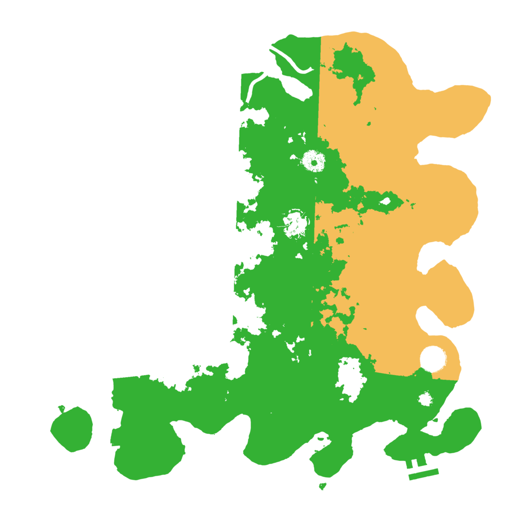 Biome Rust Map: Procedural Map, Size: 3500, Seed: 353700