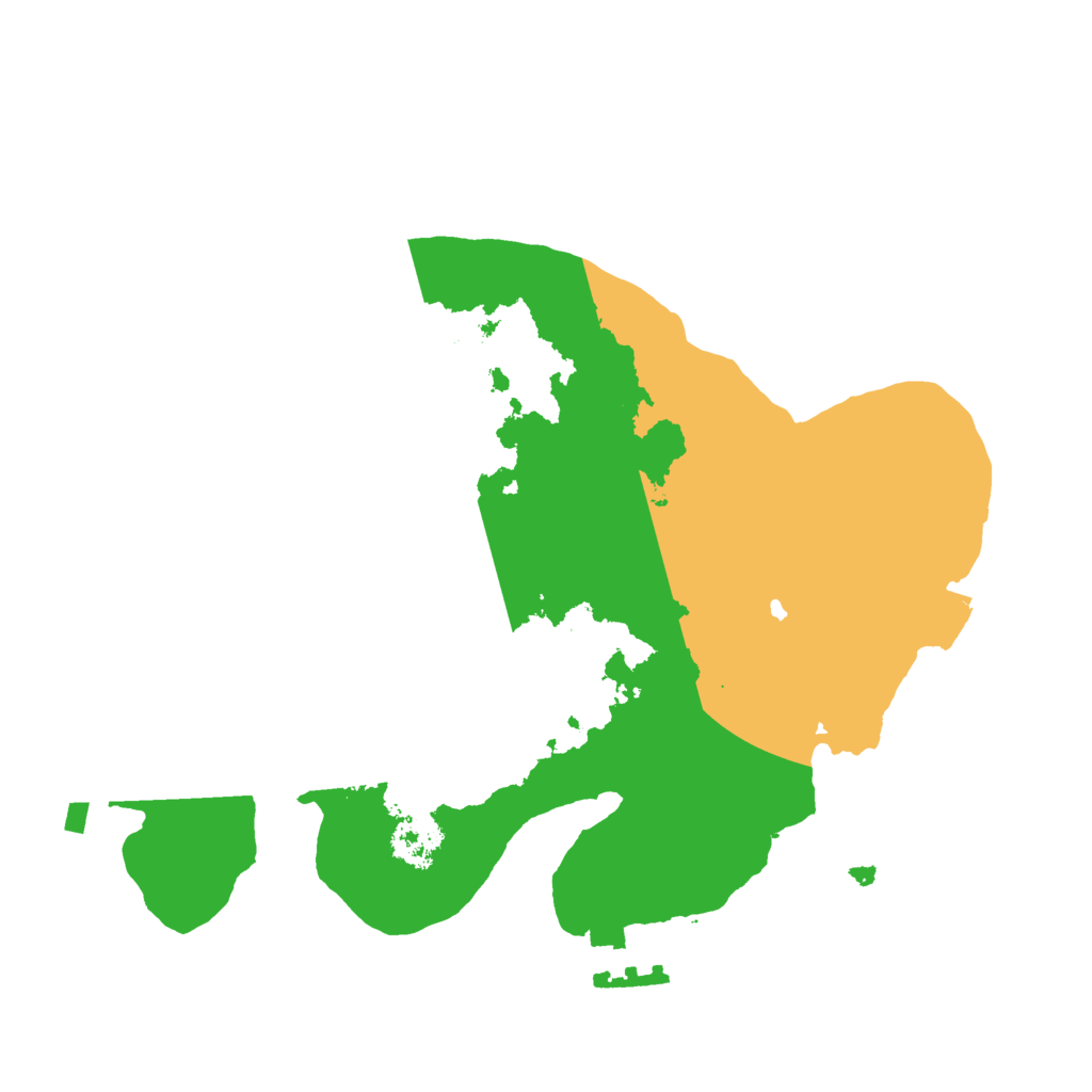 Biome Rust Map: Procedural Map, Size: 2200, Seed: 9082023