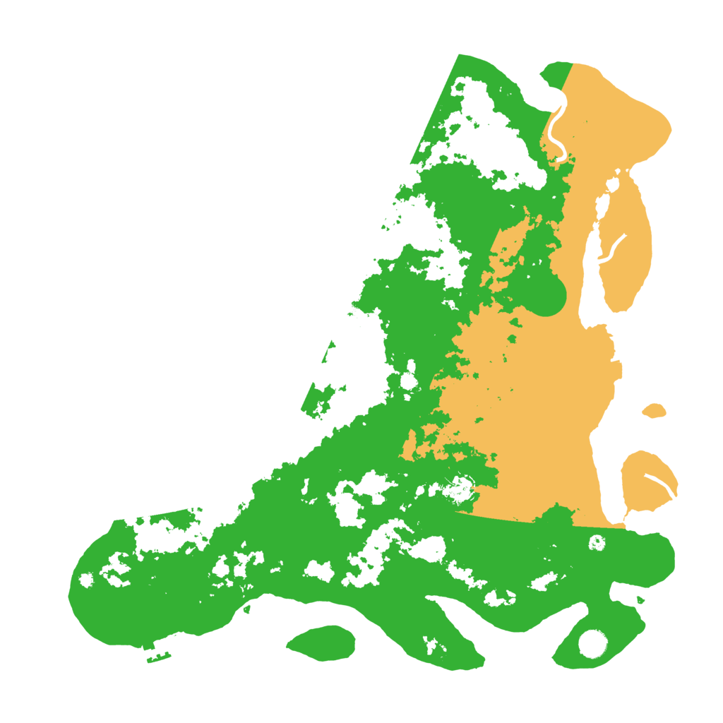 Biome Rust Map: Procedural Map, Size: 4500, Seed: 1951892698