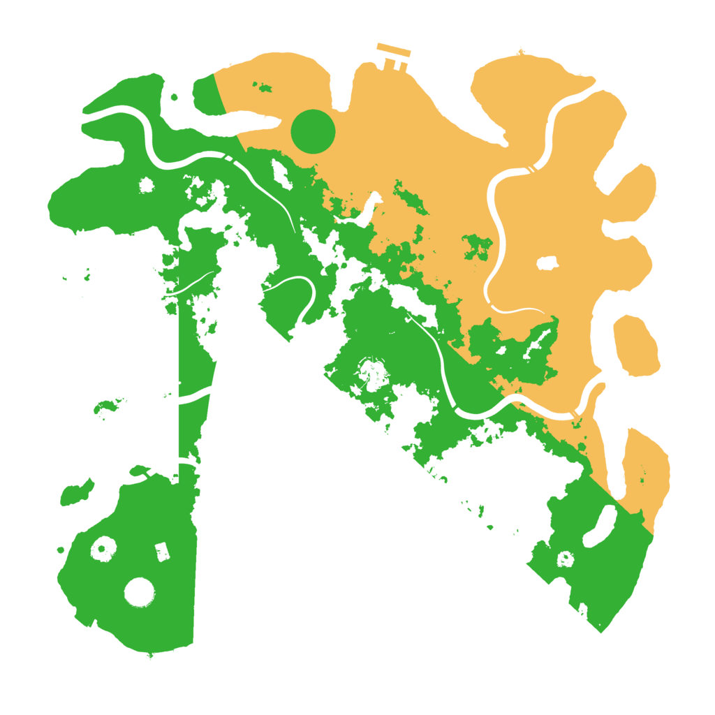 Biome Rust Map: Procedural Map, Size: 4250, Seed: 931987497