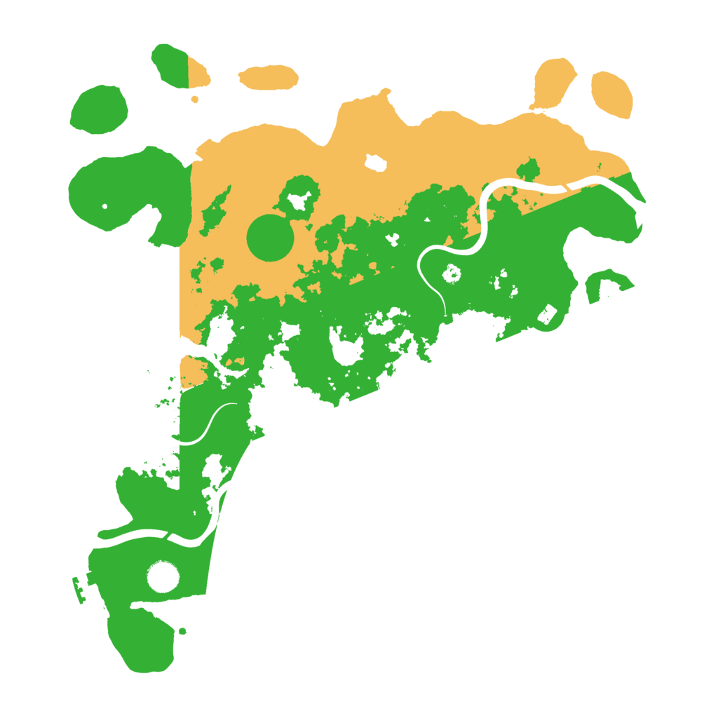 Biome Rust Map: Procedural Map, Size: 4000, Seed: 305346982