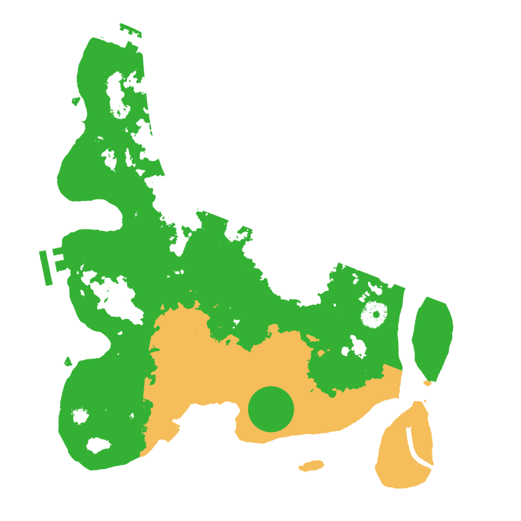 Biome Rust Map: Procedural Map, Size: 3000, Seed: 4659731