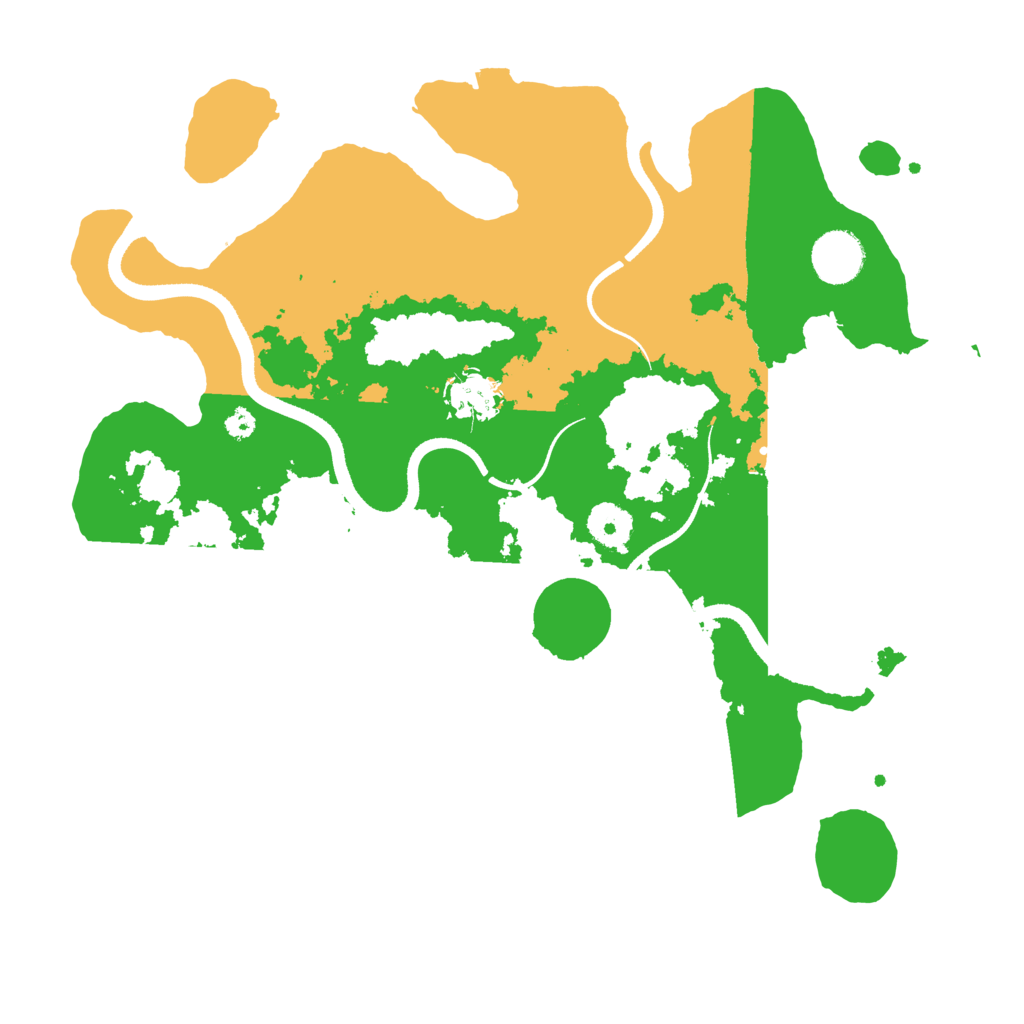 Biome Rust Map: Procedural Map, Size: 3500, Seed: 926196839