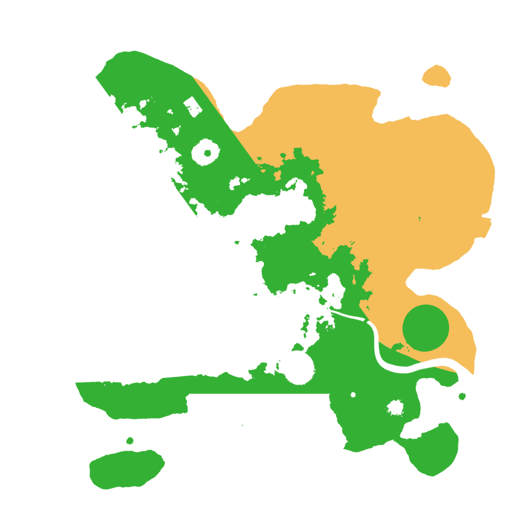 Biome Rust Map: Procedural Map, Size: 3000, Seed: 1965523531