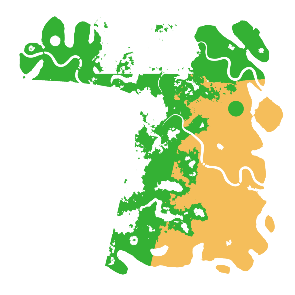Biome Rust Map: Procedural Map, Size: 5000, Seed: 245500