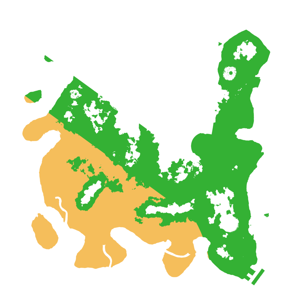 Biome Rust Map: Procedural Map, Size: 3300, Seed: 111111